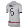 Virallinen Fanipaita Paris Saint-Germain Verratti 6 Vieraspelipaita 2022-23 - Miesten